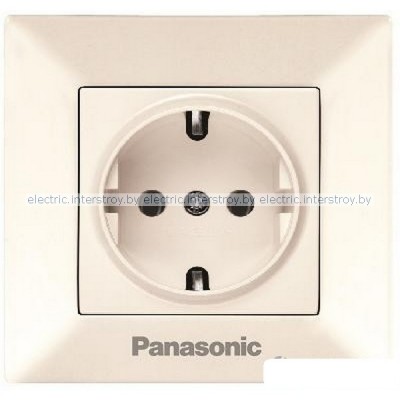 Розетка с/з Panasonic Arkedia крем
