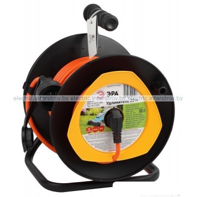 Удлинитель силовой ЭРА RPx-1e-3x1.5-20m c/з 1гн 20м ПВС 3х1.5 на катушке