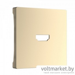 Накладка для розетки HDMI Werkel шампань