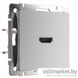 Розетка HDMI Werkel серебряный