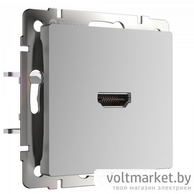 Розетка HDMI Werkel серебряный