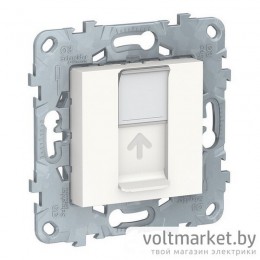 UNICA NEW РОЗЕТКА компьютерная, RJ45, одиночная, кат. 6 UTP, БЕЛЫЙ UNICA NEW РОЗЕТКА компьютерная, RJ45, одиночная, кат. 6 UTP, БЕЛЫЙ