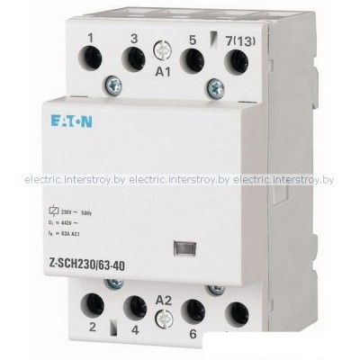 Контактор Z-SCH230/63-40, 4NO, 63A/(30A по AC-3), 230VAC, 3M