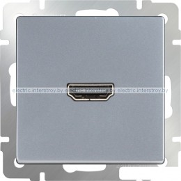 Розетка HDMI Werkel серебряный
