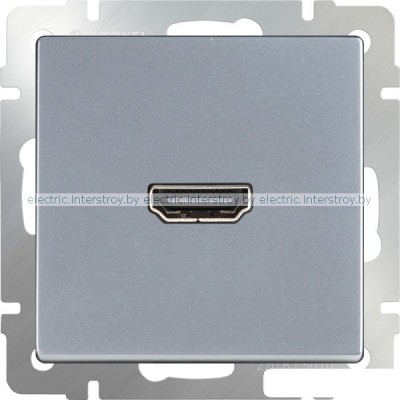 Розетка HDMI Werkel серебряный