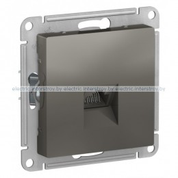 Розетка компьютерная RJ45 Atlas Design сталь