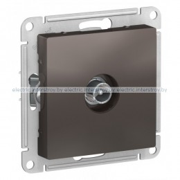 Розетка TV оконечная 1DB Atlas Design мокко