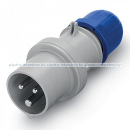 Вилка кабельная 2P+E IP44 32A 6h 200-250VAC серия OPTIMA