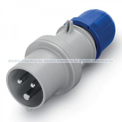 Вилка кабельная 2P+E IP44 32A 6h 200-250VAC серия OPTIMA
