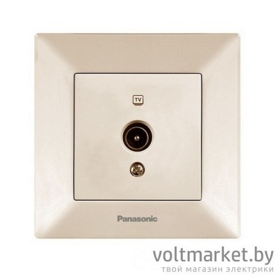 Розетка TV Panasonic Arkedia крем