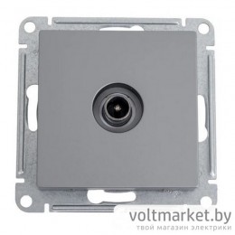 Розетка TV оконечная 1DB Atlas Design сталь