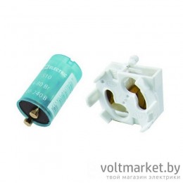 Стартер S10 4-80Вт 220-240В алюм. контакты TDM
