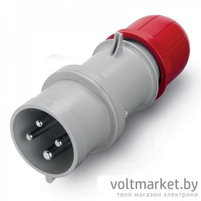 Вилка кабельная 3P+E IP44 16A 6h 380-415VAC серия OPTIMA Вилка кабельная 3P+E IP44 16A 6h 380-415VAC серия OPTIMA