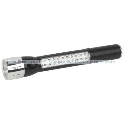 Фонарь Трофи TP20 1x0,5 LED+20LED, пластик, 3xAA