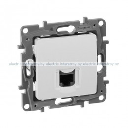 Розетка информационная 1хRJ-45 CAT5E Legrand Etika белый