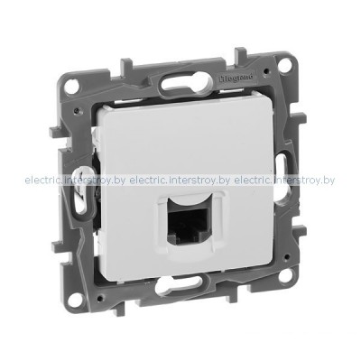 Розетка информационная 1хRJ-45 CAT5E Legrand Etika белый