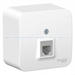 Розетка телефонная RJ11 BLANCA белый