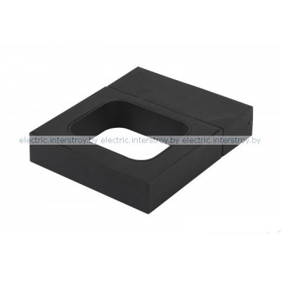 Светильник светодиодный ЭРА WL2 BK 6Вт IP20 поворотный, черный