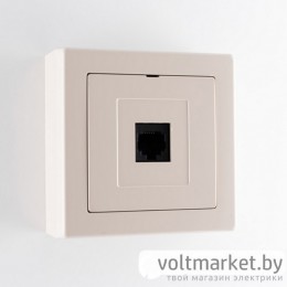 JOWISZ - Розетка RJ-45 UTP кат.5e, бежевый