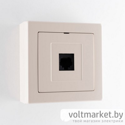 JOWISZ - Розетка RJ-45 UTP кат.5e, бежевый