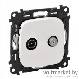 Розетка TV-SAT оконечная 10dB Legrand Valena Allure белый