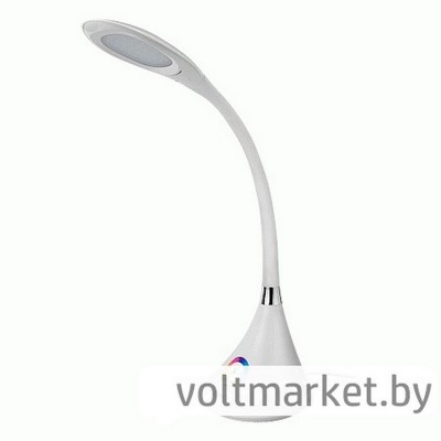 Светильник настольный GLTL-038-1 8W 4200K RGB+сенсор, белый
