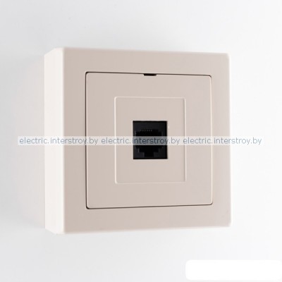 JOWISZ - Розетка RJ-45 UTP кат.5e, бежевый