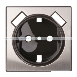 Накладка для USB розетки Werkel глянцевый никель