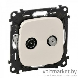 Розетка TV-SAT оконечная 10dB Legrand Valena Allure слоновая кость