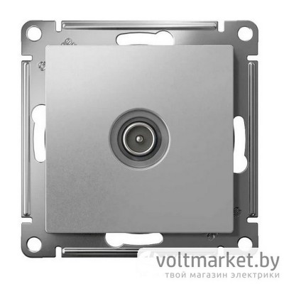 Розетка TV оконечная 1DB Atlas Design алюминий