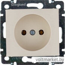 Розетка б/з Legrand Valena слоновая кость