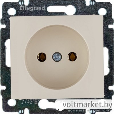 Розетка б/з Legrand Valena слоновая кость