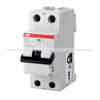 Дифференциальный автомат ABB DS201 1P+N C 20А 30mA 6кА 2М