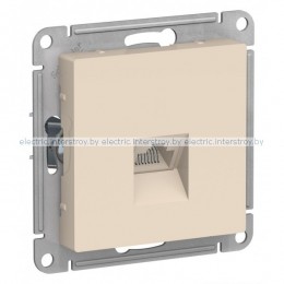 Розетка компьютерная RJ45 Atlas Design бежевый