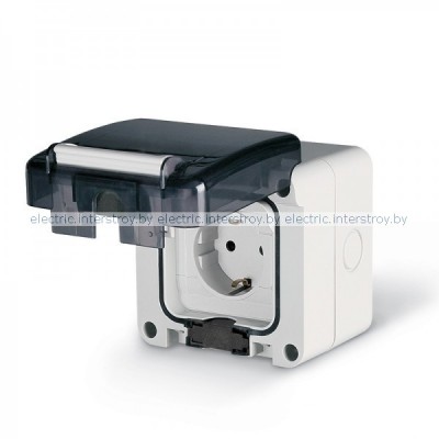 Розетка настенного монтажа SCHUKO 2P+E 16A 200-250V IP66 PROTECTA