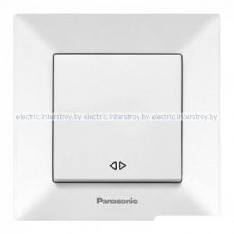 Выключатель одноклавишный перекрестный Panasonic Arkedia белый