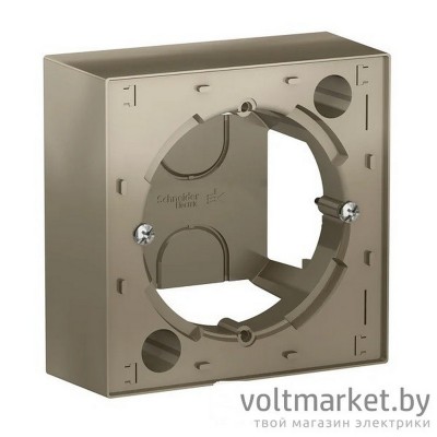 Коробка для наружного монтажа Atlas Design шампань