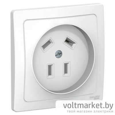 Розетка силовая 3Р+N 32А, 400В с/у BLANCA белый