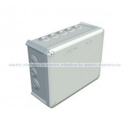 Коробка распределительная T250 без клемм, IP66, 240x190x95мм, 9хМ25, 7хМ32, серый, полипроп. армир.стекловолокно