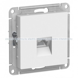 Розетка компьютерная RJ45 Atlas Design белый