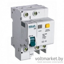 Дифференциальный автомат ДИФ-101 1P+N 40А 100мА 4,5кА 230В AC (C)