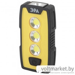 Фонарь ЭРА RB-802 Практик 6Вт COB + 1Вт LED, 3xAAA, защита IP65, крючок, магнит