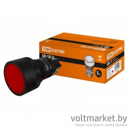 Кнопка SB7-EA41 d22мм 1р красная TDM