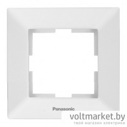 Рамка 1-ая Panasonic Arkedia белый Рамка 1-ая Panasonic Arkedia белый