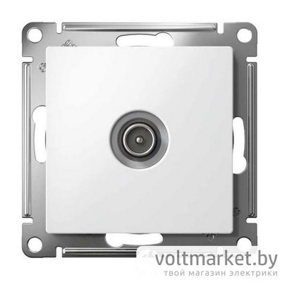 Розетка TV оконечная 1DB Atlas Design белый