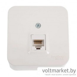 Розетка компьютерная RJ45 BLANCA белый