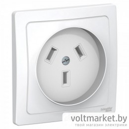Розетка силовая 2Р+N 32А, 250В с/у BLANCA белый