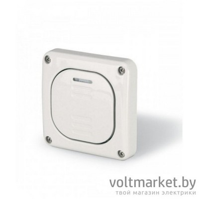 Выключатель 2P встраиваемый с/п 10A M95(95x95mm) IP66 серия PROTECTA