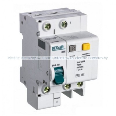 Дифференциальный автомат ДИФ-101 1P+N 40А 100мА 4,5кА 230В AC (C)
