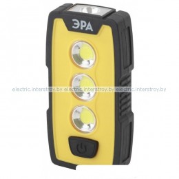 Фонарь ЭРА RB-802 Практик 6Вт COB + 1Вт LED, 3xAAA, защита IP65, крючок, магнит